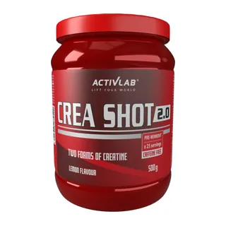 Crea Shot 2.0 Preworkout 500 g, opakowanie