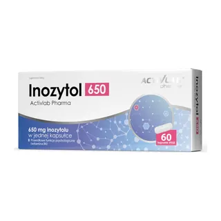 Inozytol 650 z witaminą B6, opakowanie