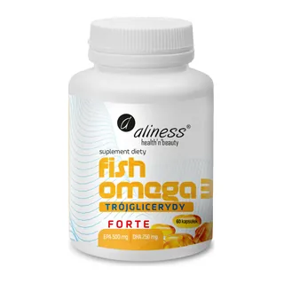 Fish Omega-3 FORTE Trójglicerydy 500/250mg x 60 kaps., opakowanie