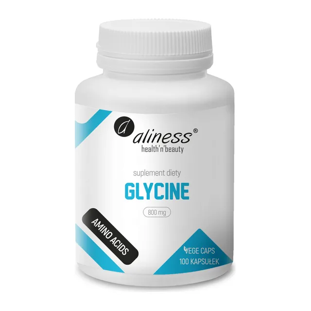 GLYCINE 800 mg x 100 vege kaps., opakowanie
