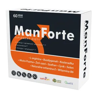 ManForte dla mężczyzn, opakowanie