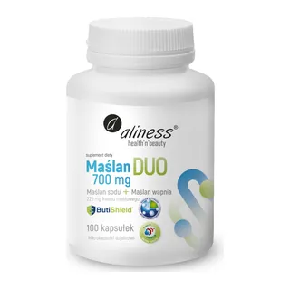 Maślan DUO 700 mg (wapnia+sodu) 225 mg kwasu masłowego, opakowanie