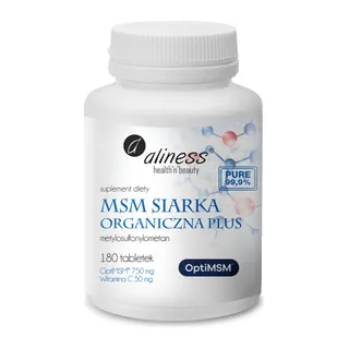 MSM Siarka Organiczna PLUS, opakowanie