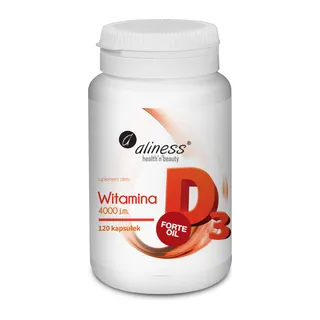 Witamina D3 FORTE oil 4000 j.m. x 120 kaps., opakowanie