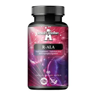 R-ALA (kwas R-alfa-liponowy) 60 kaps., opakowanie