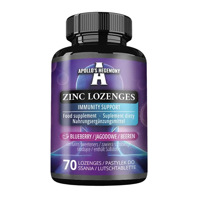 Zinc Lozenges (cynk do ssania), opakowanie