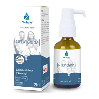 Melatonina 1 mg, krople 30 ml, opakowanie