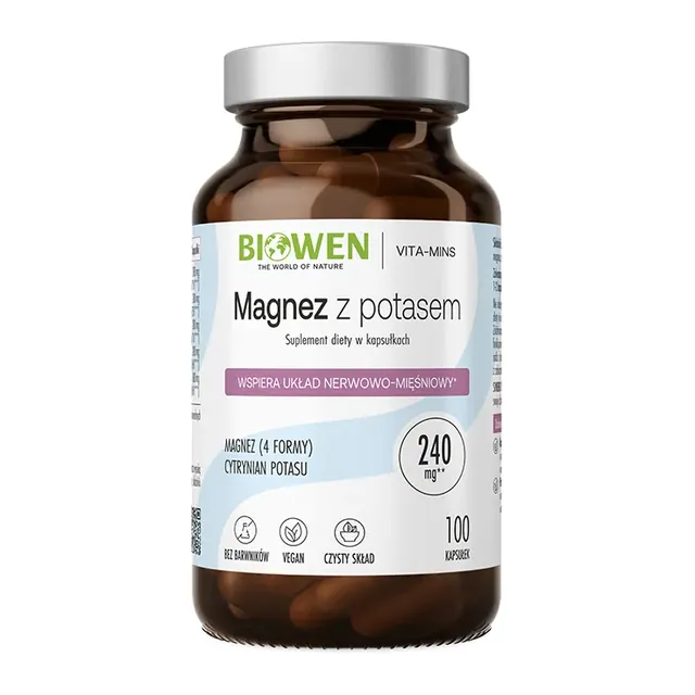 Magnez z potasem 1000 mg, opakowanie