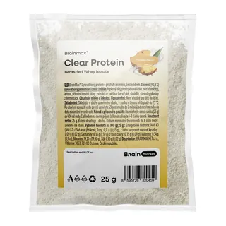 BrainMax Clear Protein, Ananas, 25 g, PRÓBKA, opakowanie