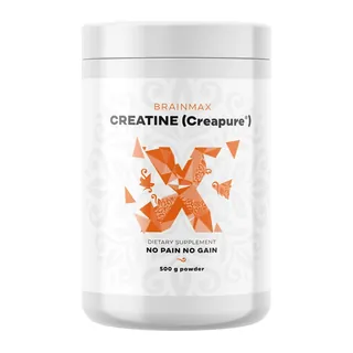 BrainMax Creapure® Kreatyna Monohydrat, opakowanie
