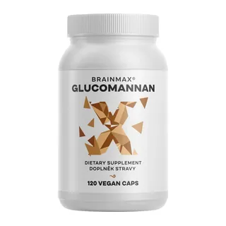 BrainMax Glucomannan, 120 kapsułek roślinnych, opakowanie