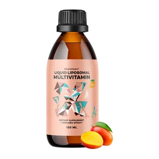 BrainMax KIDS Liquid Liposomal Multivitamin, Mango, 150 ml, opakowanie