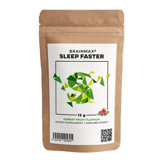 BrainMax Sleep Faster (próbka, 1 dawka, 15 g), opakowanie