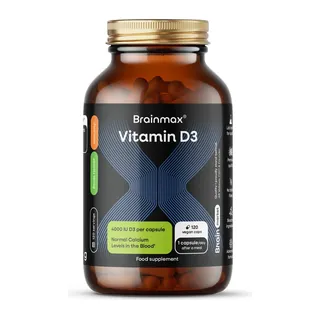 BrainMax Witamina D3 4000 IU, opakowanie