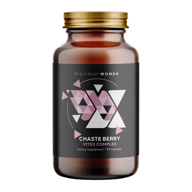 BrainMax Women Chaste Berry Vitex Complex, 90 kapsułek roślinnych, opakowanie