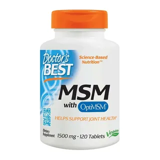 MSM with OptiMSM 1500mg 120 tab., opakowanie