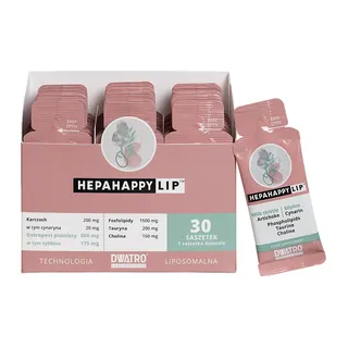 HepaHappyLip 30 saszetek, opakowanie