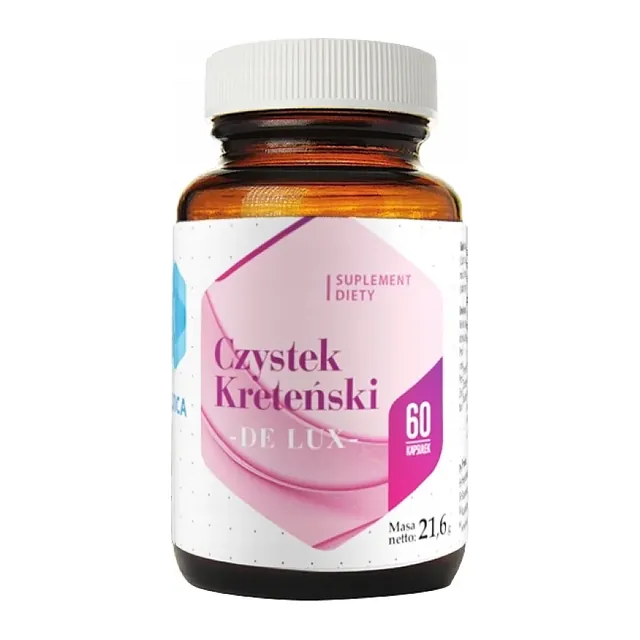 Czystek Kreteński De Lux 60 kaps., opakowanie