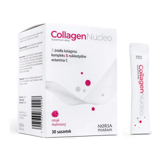 Collagen Nucleo smak malinowy, opakowanie