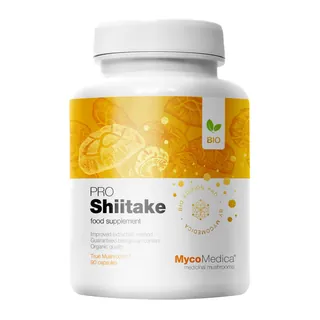 BIO Shiitake PRO - 35% beta 1,3/1,6 D glukanów, opakowanie