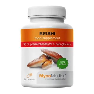 Reishi 50%, opakowanie