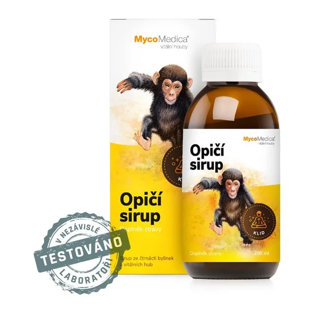 Syrop Małpi Suplement diety - MycoMedica, opakowanie