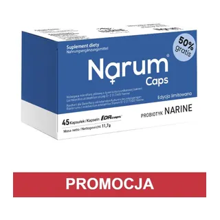 Narum Caps, opakowanie