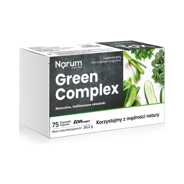Green Complex, opakowanie