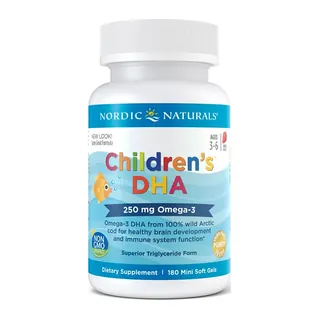 Children's DHA 250mg 180 softgels, opakowanie