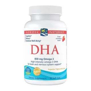 DHA 830mg 90 softgels, opakowanie