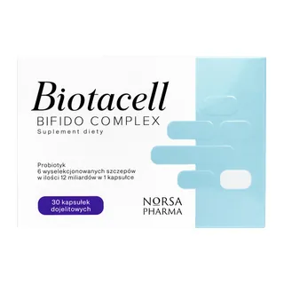Biotacell Bifido Complex (30 kapsułek), opakowanie