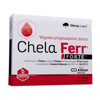 Olimp Chela-Ferr® Forte - 30 Kapsułek, opakowanie