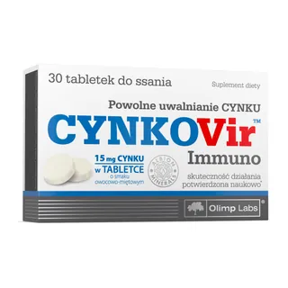 Olimp CYNKOVir Immuno - 30 tabletek, opakowanie