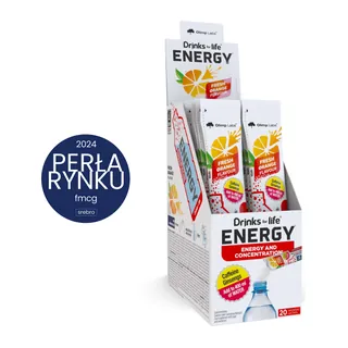 Olimp Drinks for life ENERGY - 4 g, opakowanie