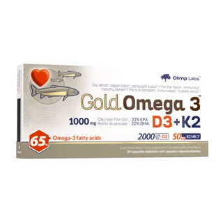 Olimp Gold Omega 3 D3+K2, opakowanie