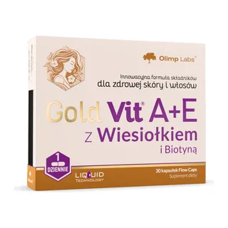 Olimp Gold-Vit A+E z wiesiołkiem i biotyną, opakowanie