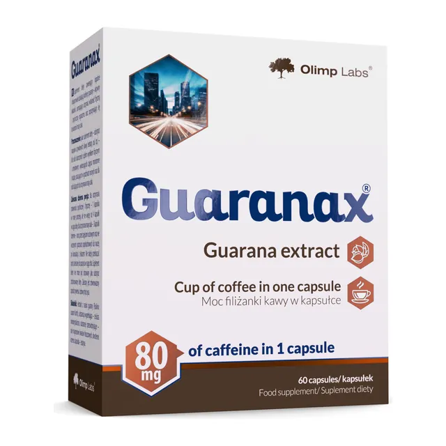 Olimp Guaranax, opakowanie