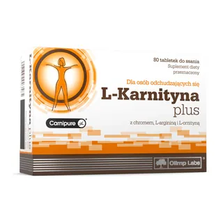Olimp L-Karnityna Plus - 80 Tabletek, opakowanie