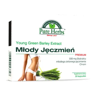 Olimp Młody Jęczmień Premium - 30 Kapsułek, opakowanie