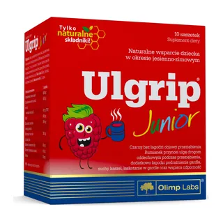 Olimp Ulgrip® Junior - 10 Saszetek, opakowanie