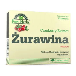Olimp  Żurawina Premium - 30 Kapsułek, opakowanie