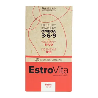 Estrovita Skin Teen 60 kaps., opakowanie