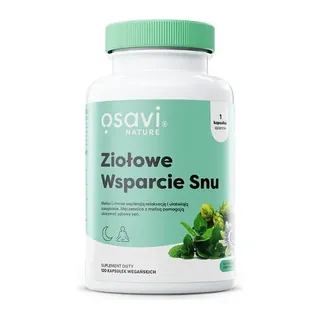 Ziołowe wsparcie snu 120 kaps., opakowanie