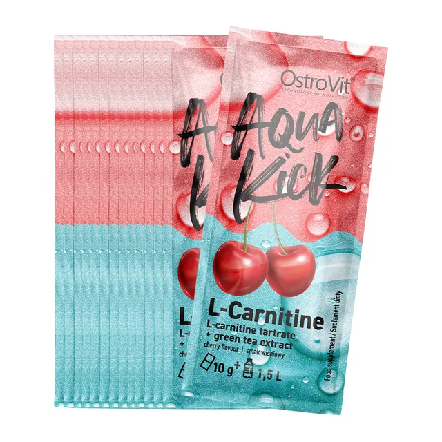 OstroVit Aqua Kick L-Karnityna 10 g x 24 BOX, opakowanie