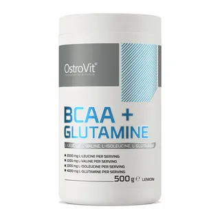 OstroVit BCAA + Glutamina 500 g, opakowanie