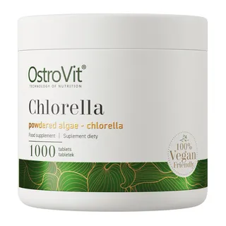 OstroVit Chlorella VEGE 1000 tabletek, opakowanie