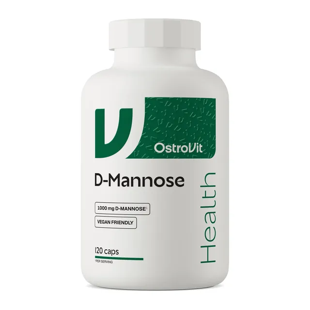 OstroVit D-mannoza 120 kapsułek, opakowanie