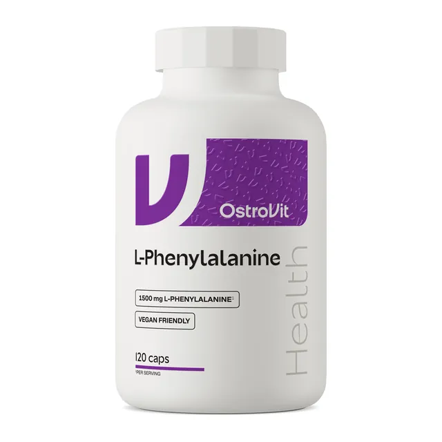 OstroVit Fenyloalanina 120 kapsułek, opakowanie