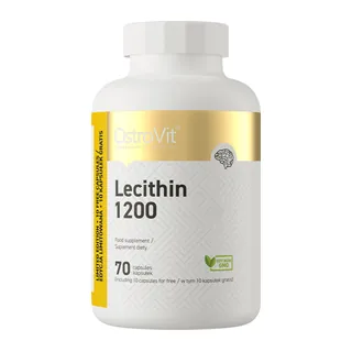 OstroVit Lecytyna 1200 mg 70 kapsułek, opakowanie