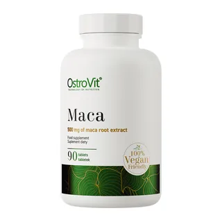 OstroVit Maca VEGE 90 tabletek, opakowanie